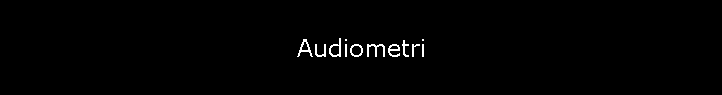 Audiometri