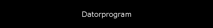 Datorprogram